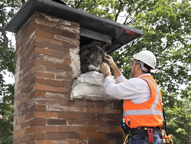Humane removal of debris and animals by Lawndale Chimney Sweep in Lawndale, CA