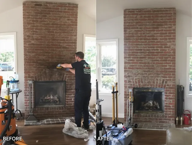 Finished chimney sweeping service by Lawndale Chimney Sweep in Lawndale, CA