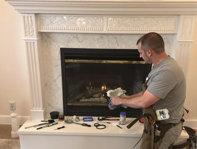 Lawndale Chimney Sweep performing fireplace maintenance in Lawndale, CA