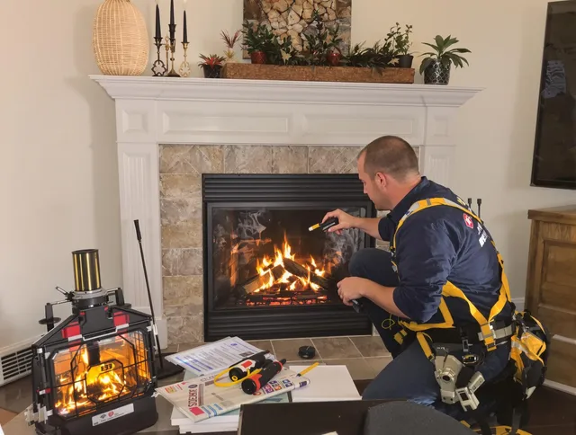 Safety-focused fireplace inspection by Lawndale Chimney Sweep in Lawndale, CA