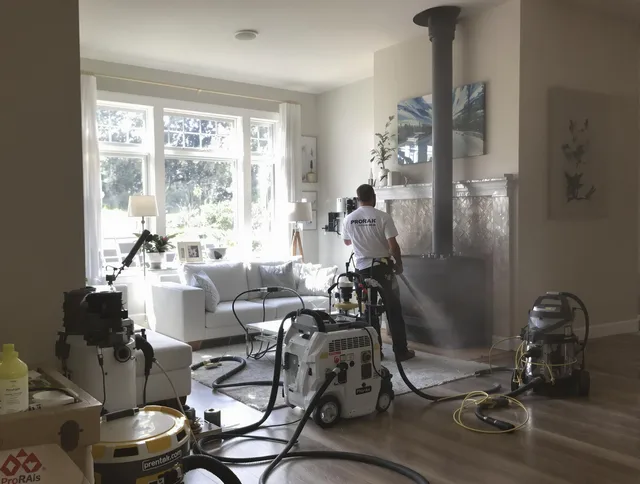Soot removal service by Lawndale Chimney Sweep for a fireplace in Lawndale, CA